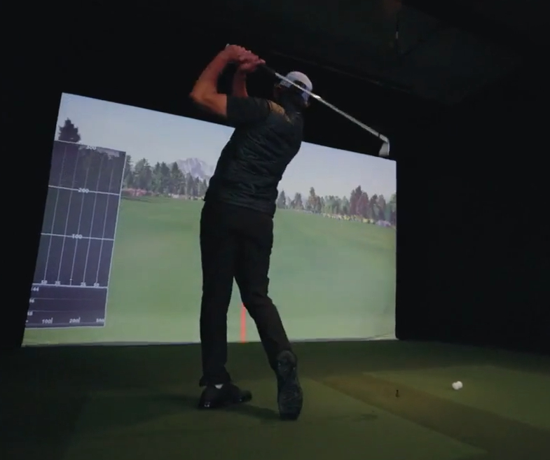 Simulator screen close-up